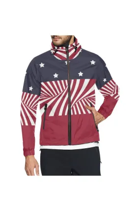 United Art of America All Over Print Windbreaker for Men (Model H23)