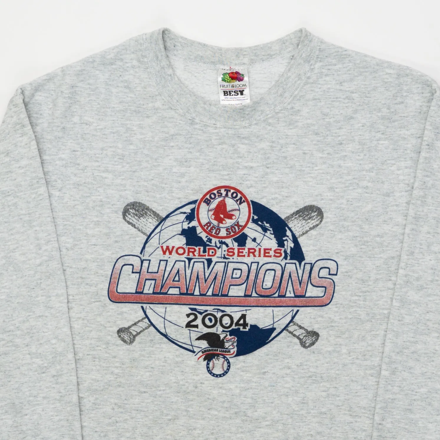 Vintage '04 Boston Red Sox World Series Champ Crewneck (M)